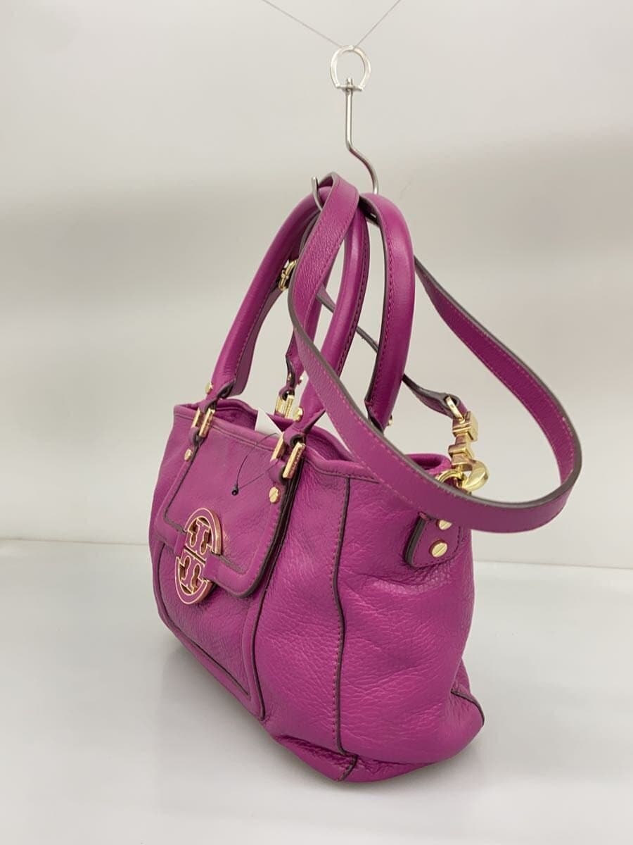 TORY BURCH Shoulder Bag Leather PUP Solid HTW038 2