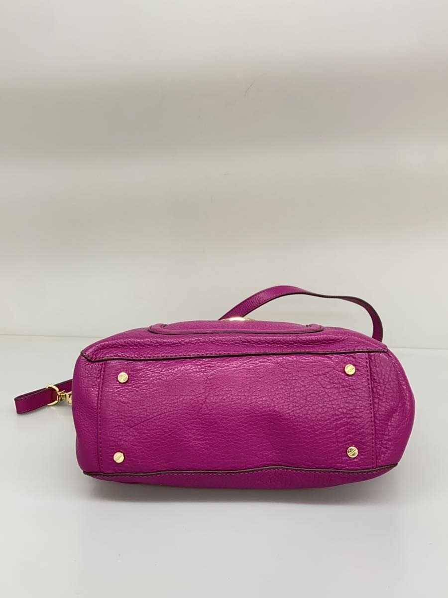 TORY BURCH Shoulder Bag Leather PUP Solid HTW038 4