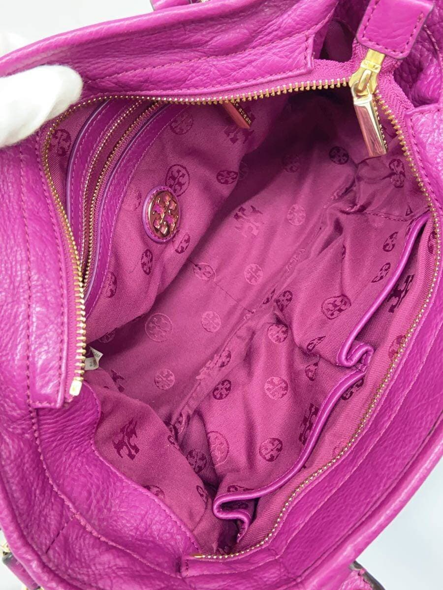 TORY BURCH Shoulder Bag Leather PUP Solid HTW038 6