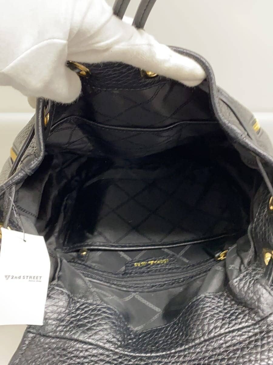 MICHAEL KORS Backpack Leather Black Solid AV-1807 6