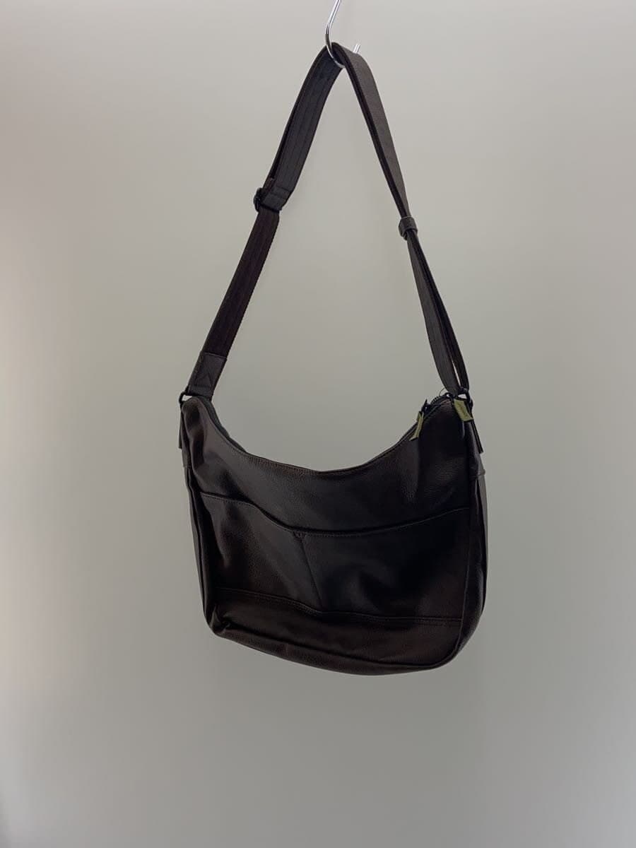 AVIREX shoulder bag -- BRW plain 3