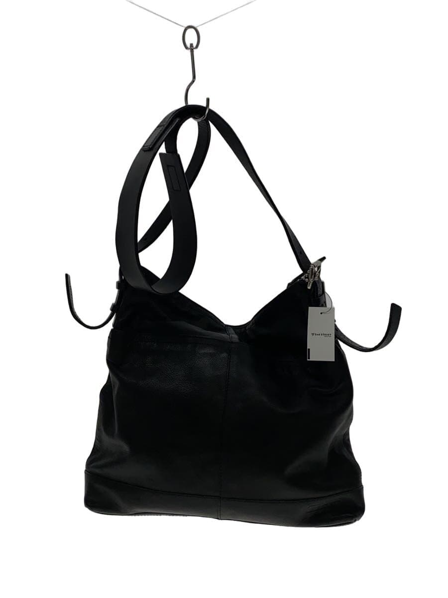 COACH shoulder bag leather BLK 70308