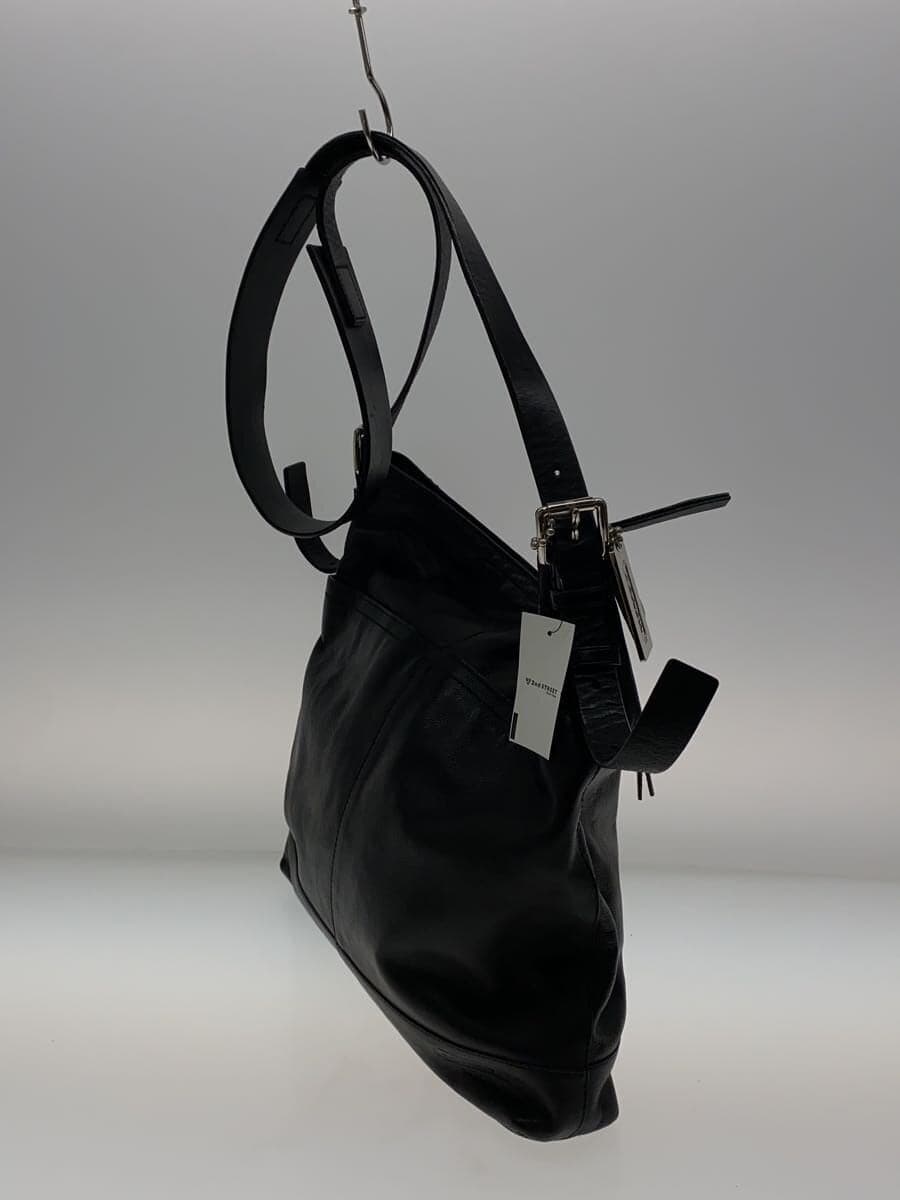 COACH shoulder bag leather BLK 70308 2