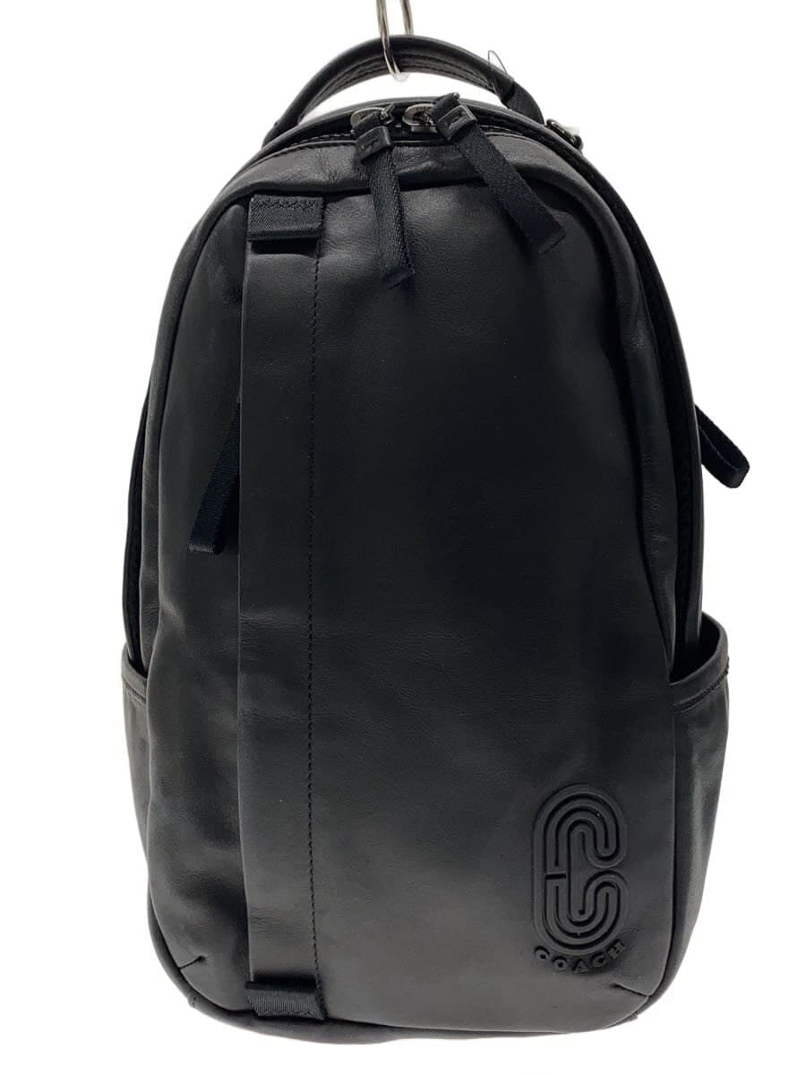 COACH Bag Leather Black 89908