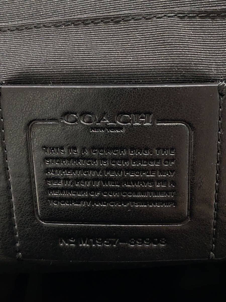 COACH Bag Leather Black 89908 5