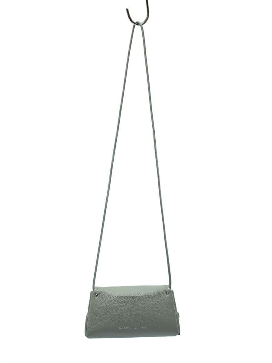 IACUCCI Shoulder Bag Leather GRY Solid 3