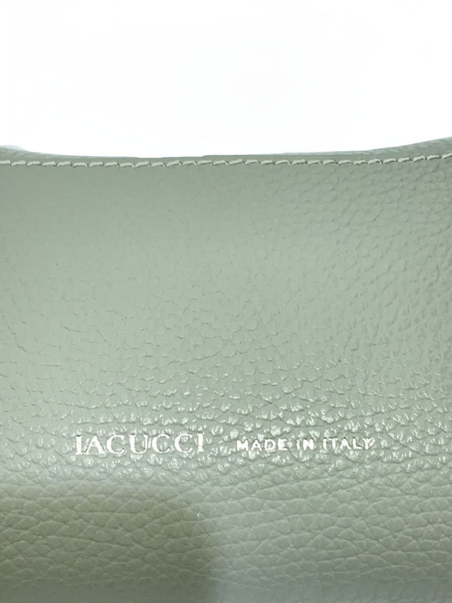IACUCCI Shoulder Bag Leather GRY Solid 5