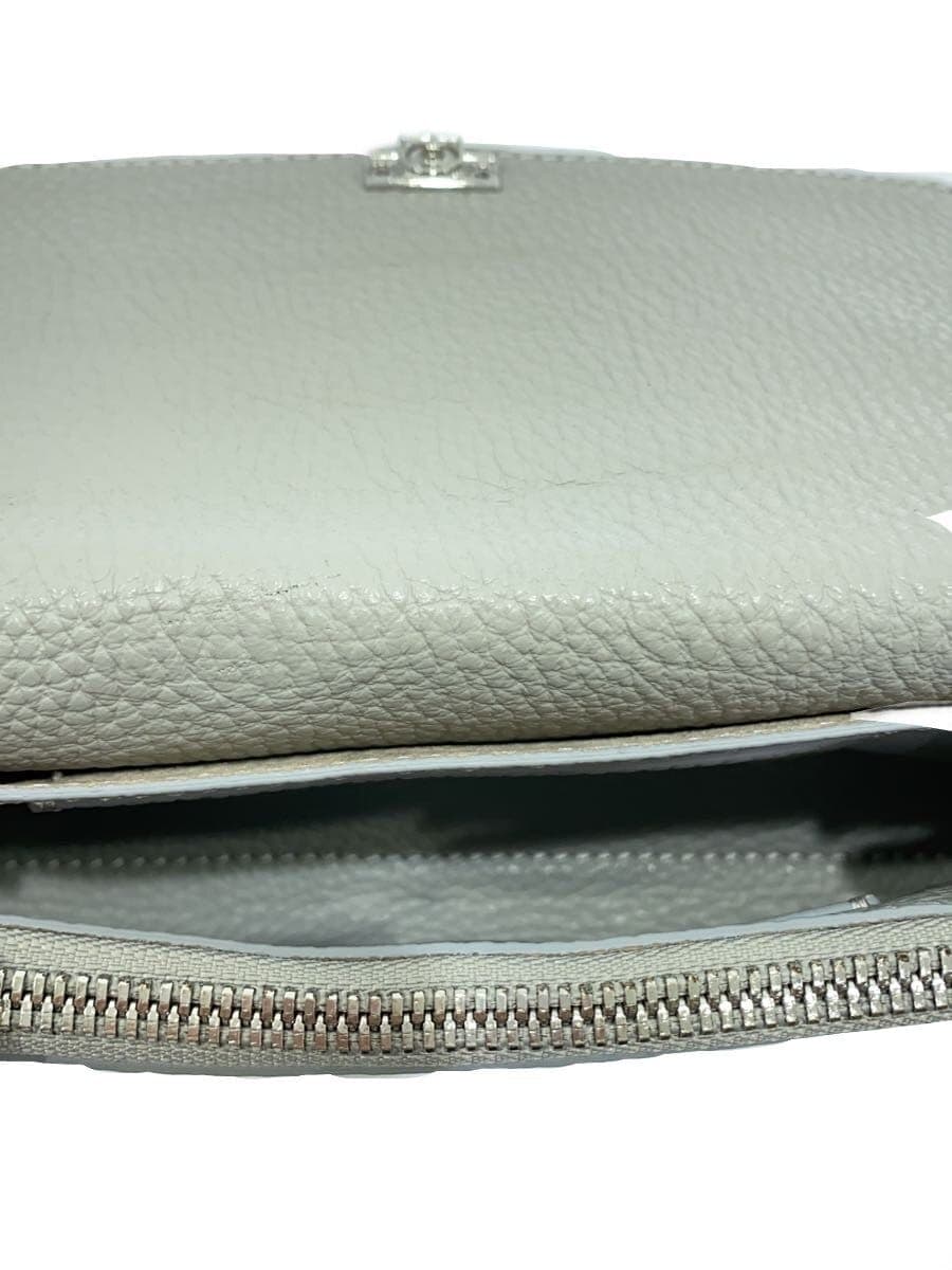 IACUCCI Shoulder Bag Leather GRY Solid 6