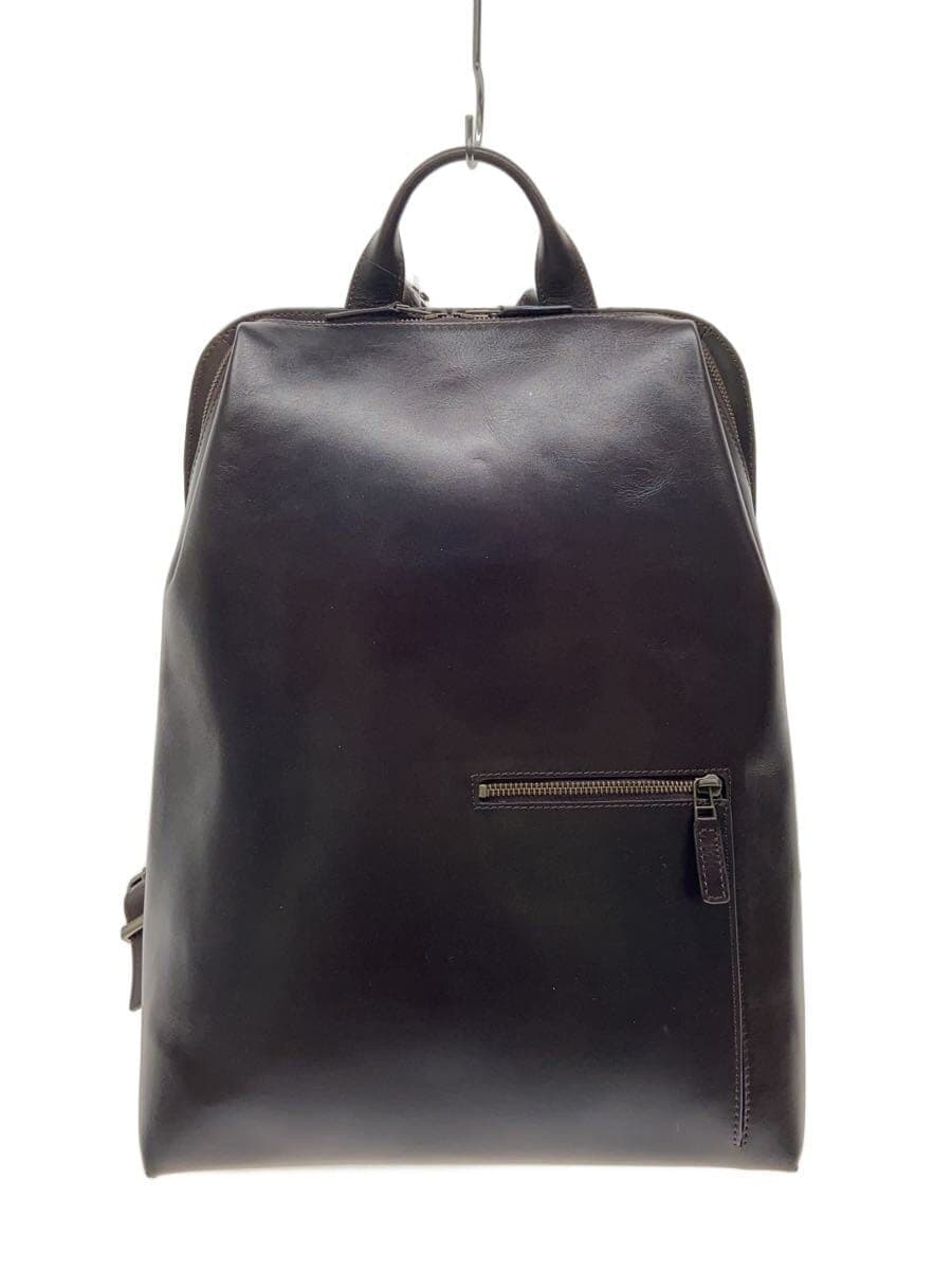 MOTHERHOUSE Backpack Leather BRW Plain Antique Triangle Backpack Large