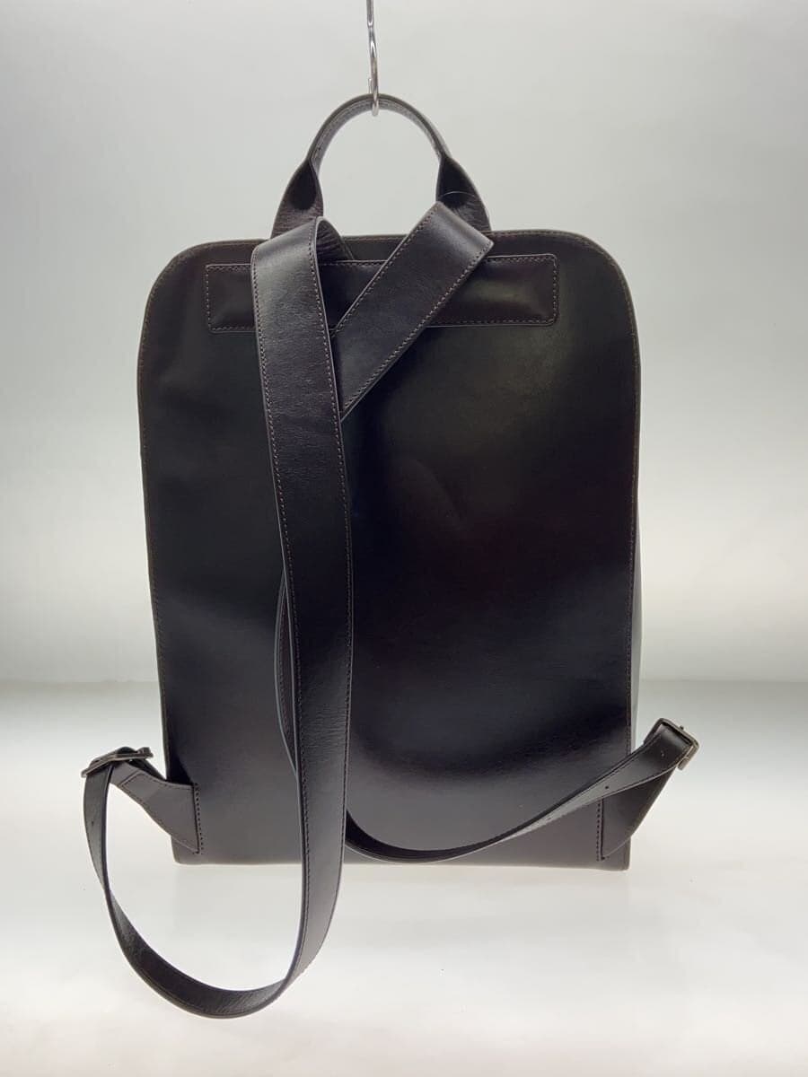 MOTHERHOUSE Backpack Leather BRW Plain Antique Triangle Backpack Large 3