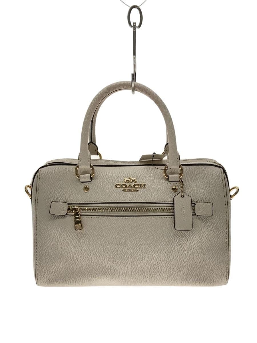 COACH handbag PVC WHT plain F79946