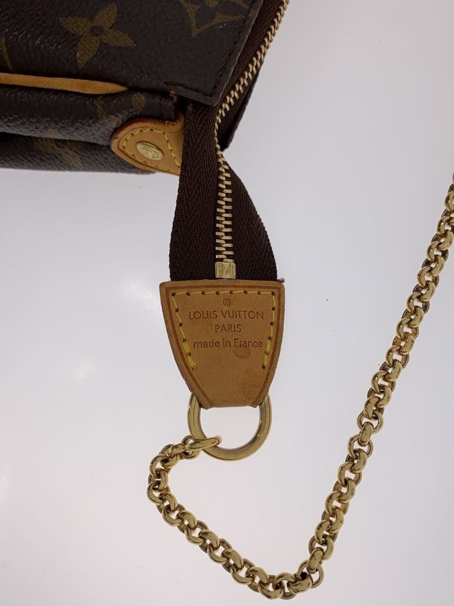 LOUIS VUITTON Eva Monogram Canvas PVC BRW All Over Pattern 5