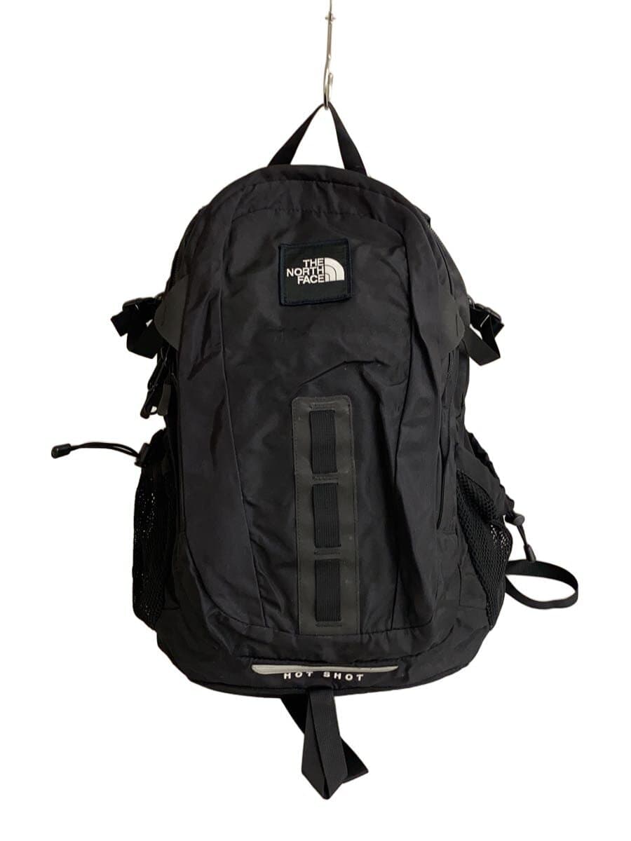 THE NORTH FACE backpack nylon black plain NF0A3KYJ used condition