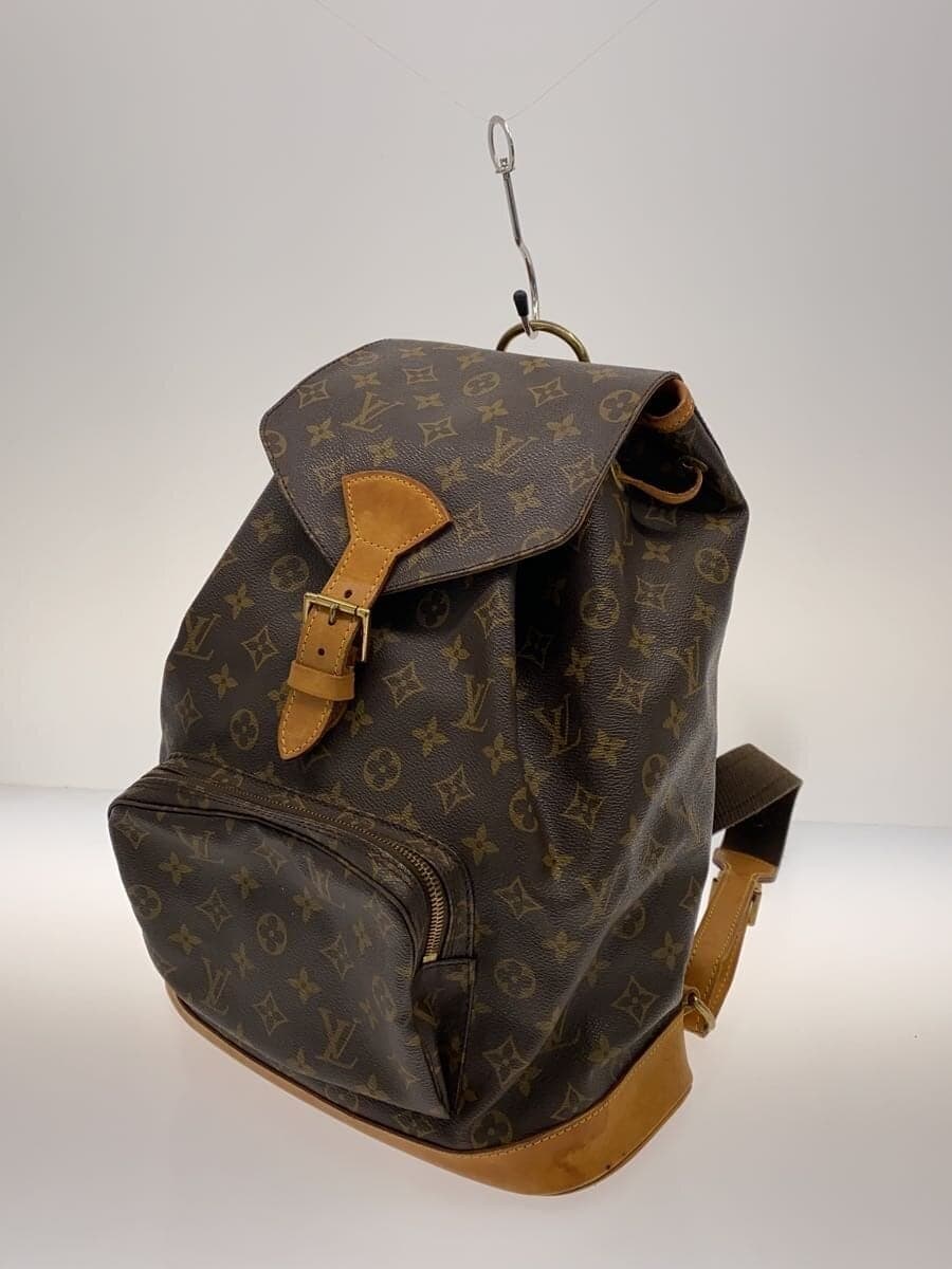 LOUIS VUITTON Montsouris _Monogram Canvas PVC BRW 2