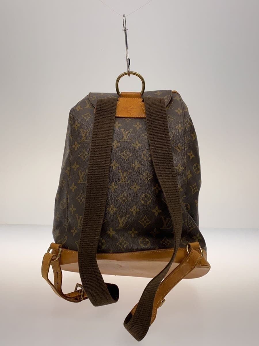LOUIS VUITTON Montsouris _Monogram Canvas PVC BRW 3