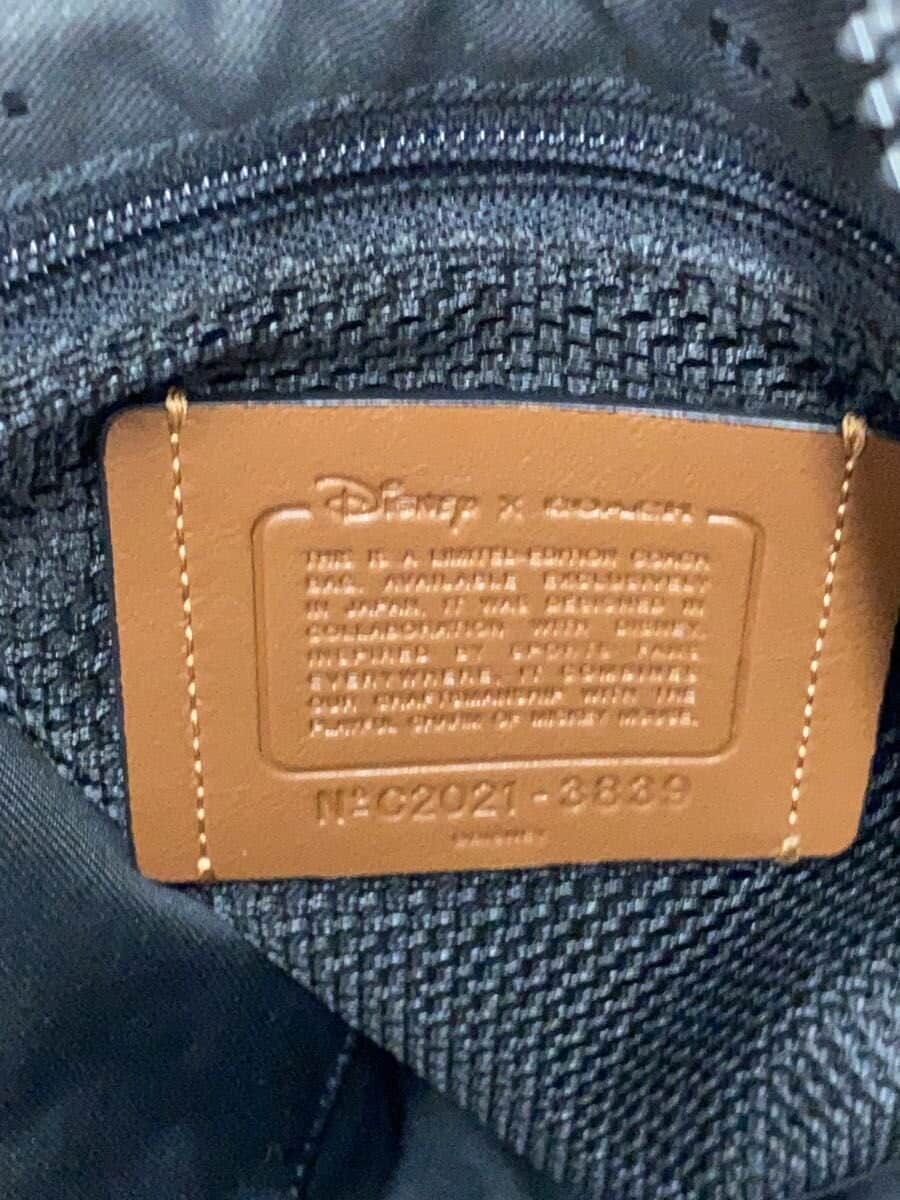COACH x Disney Shoulder Bag BLK Print 3889 5