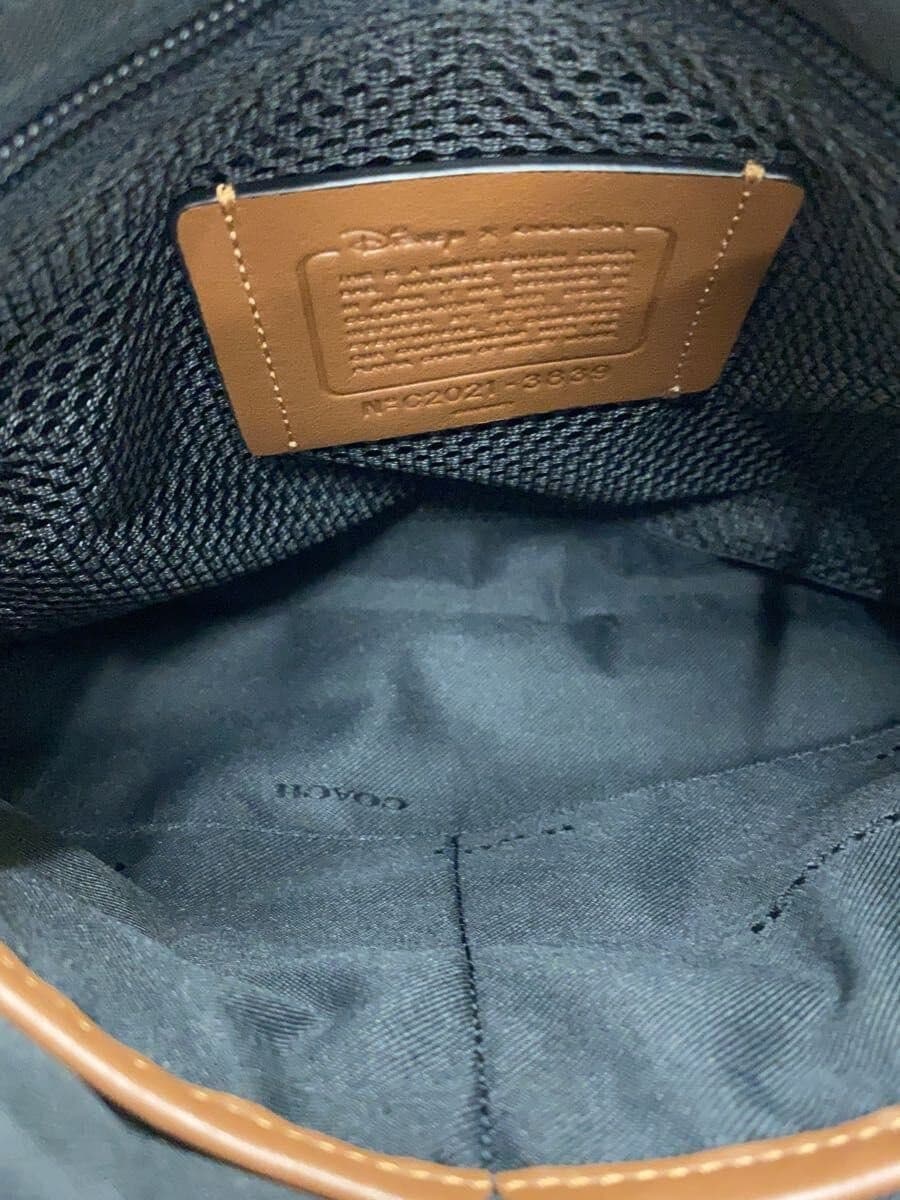 COACH x Disney Shoulder Bag BLK Print 3889 6