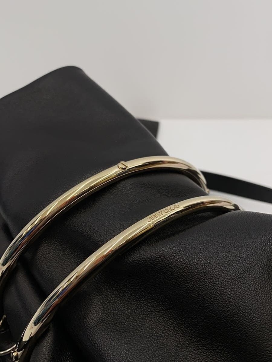 JIMMY CHOO Shoulder Bag -- BLK Animal Print 7