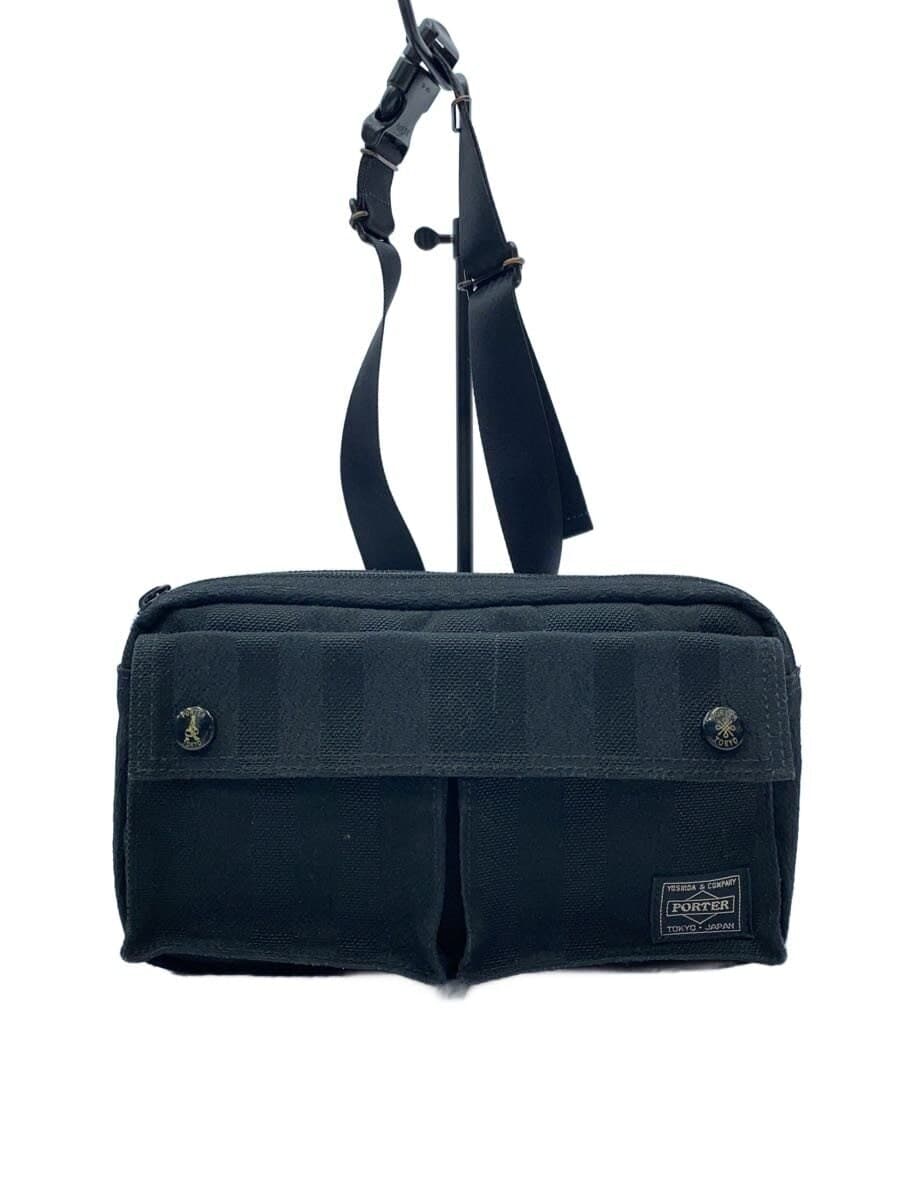PORTER shoulder bag -- BLK stripe