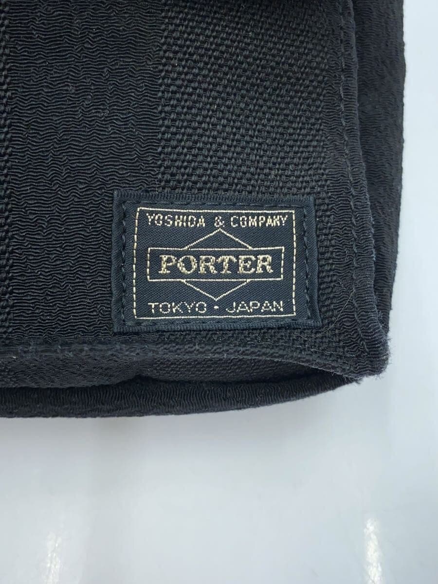 PORTER shoulder bag -- BLK stripe 5