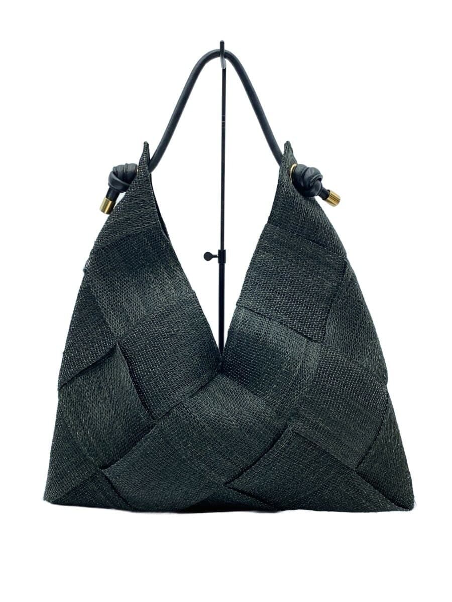 VIOLAd’ORO Abaca Mesh Bag Tote Bag -- BLK