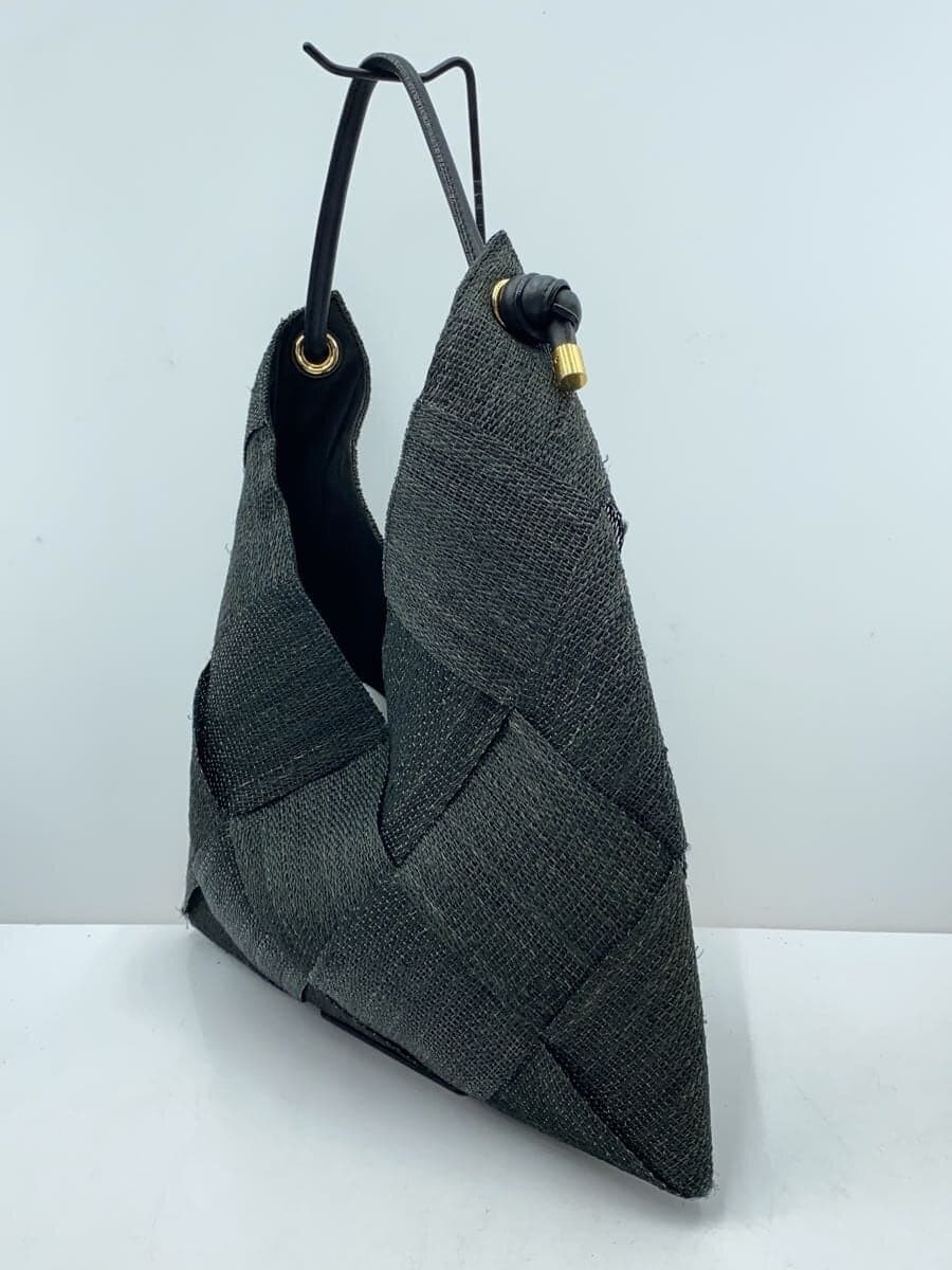 VIOLAd’ORO Abaca Mesh Bag Tote Bag -- BLK 2