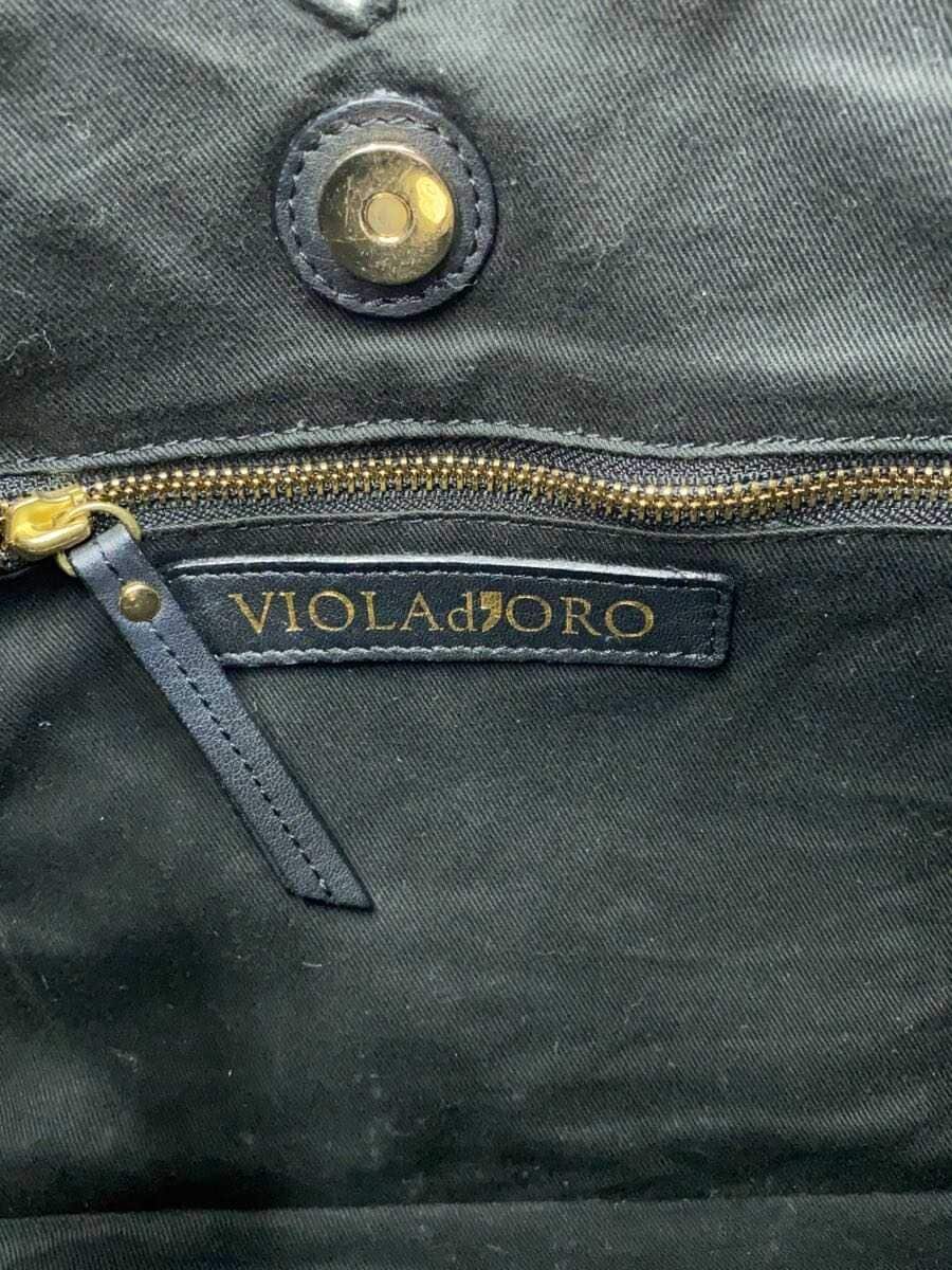 VIOLAd’ORO Abaca Mesh Bag Tote Bag -- BLK 5