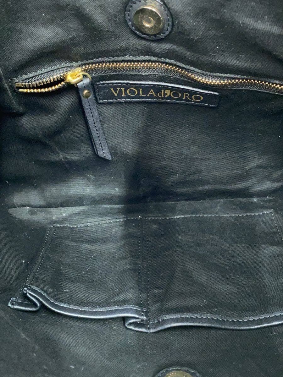 VIOLAd’ORO Abaca Mesh Bag Tote Bag -- BLK 6