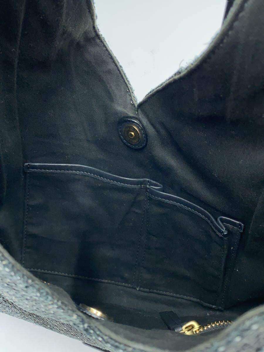 VIOLAd’ORO Abaca Mesh Bag Tote Bag -- BLK 8