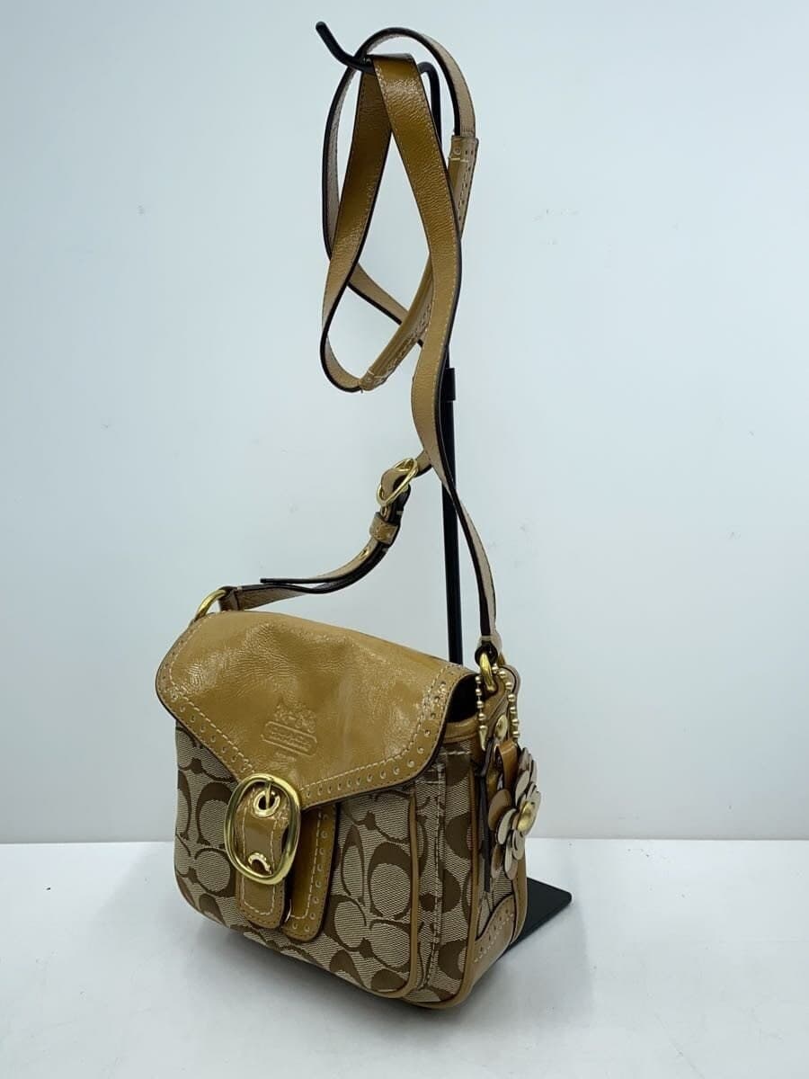 COACH Shoulder Bag_Breaker_Signature_Jenny Canvas BEG Monogram F12501 2