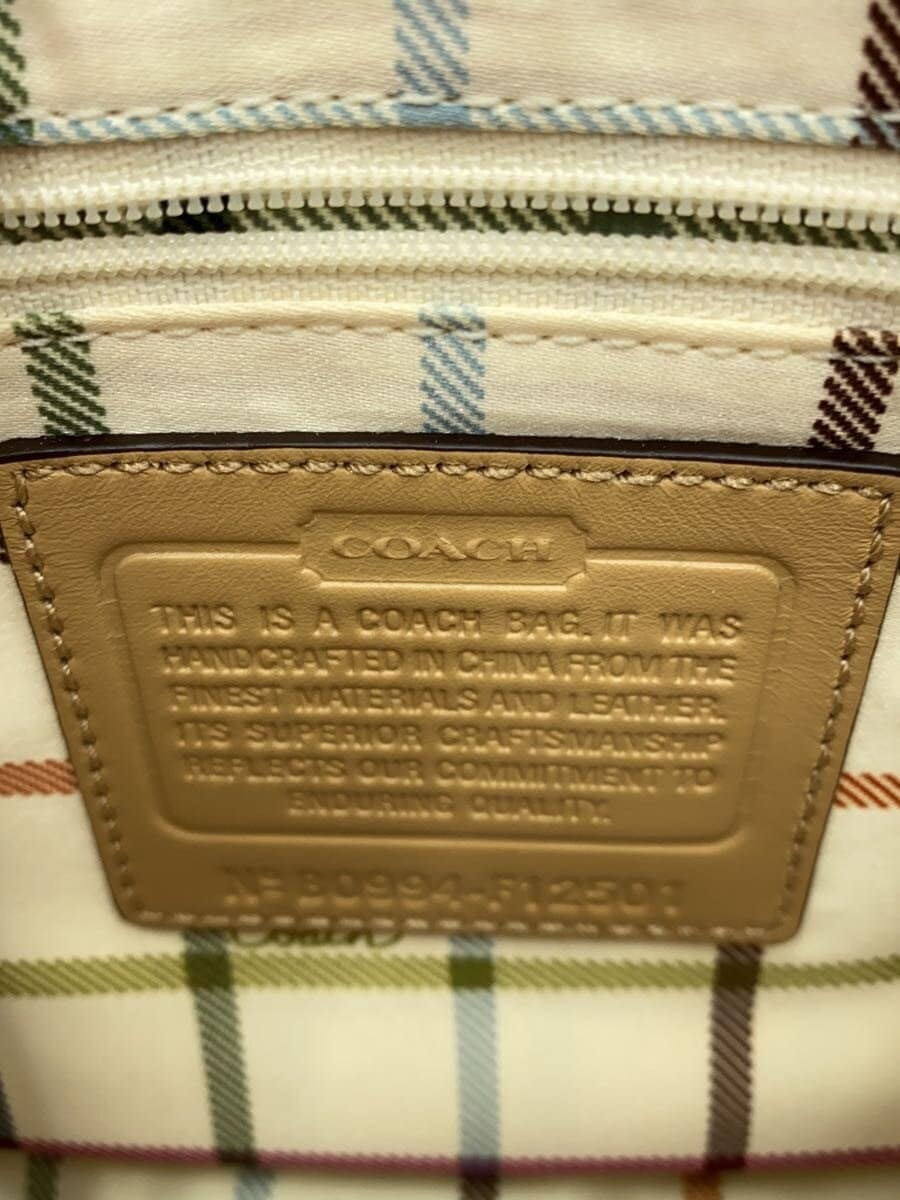 COACH Shoulder Bag_Breaker_Signature_Jenny Canvas BEG Monogram F12501 5