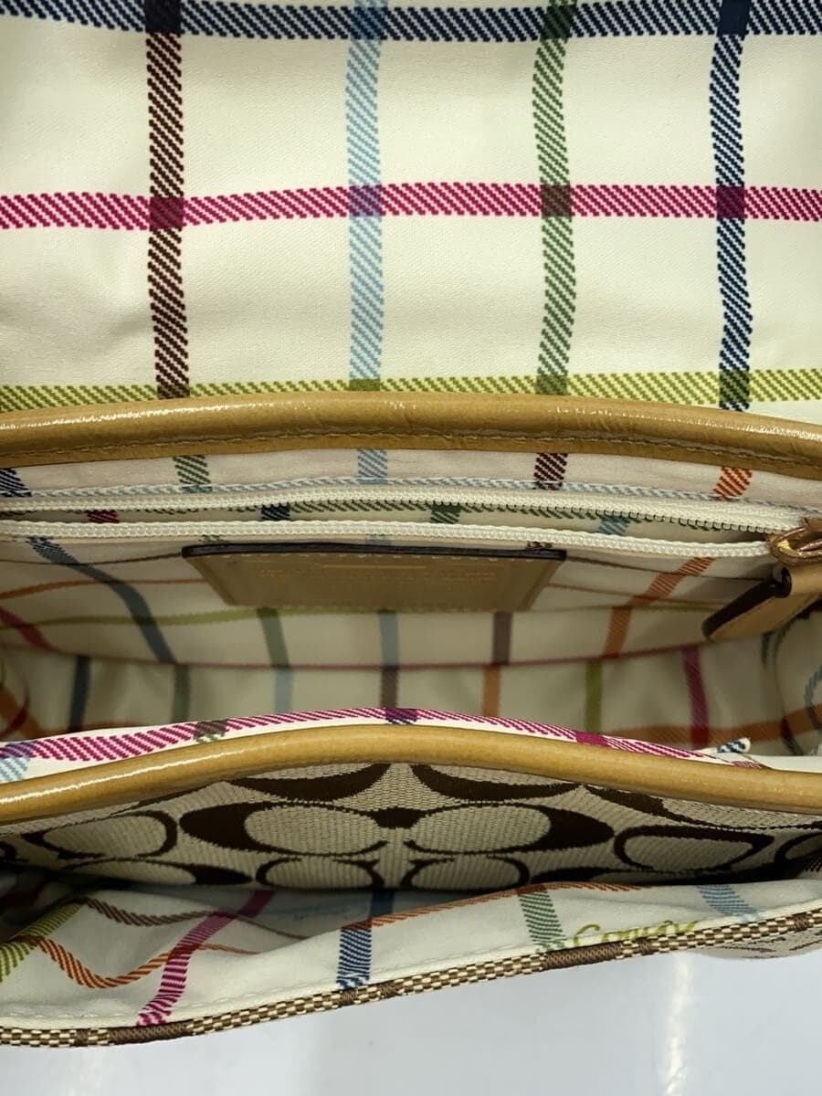 COACH Shoulder Bag_Breaker_Signature_Jenny Canvas BEG Monogram F12501 6