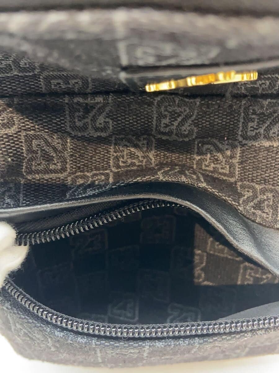 NIKE Backpack Canvas BLK All Over Pattern 7A0761-023 9