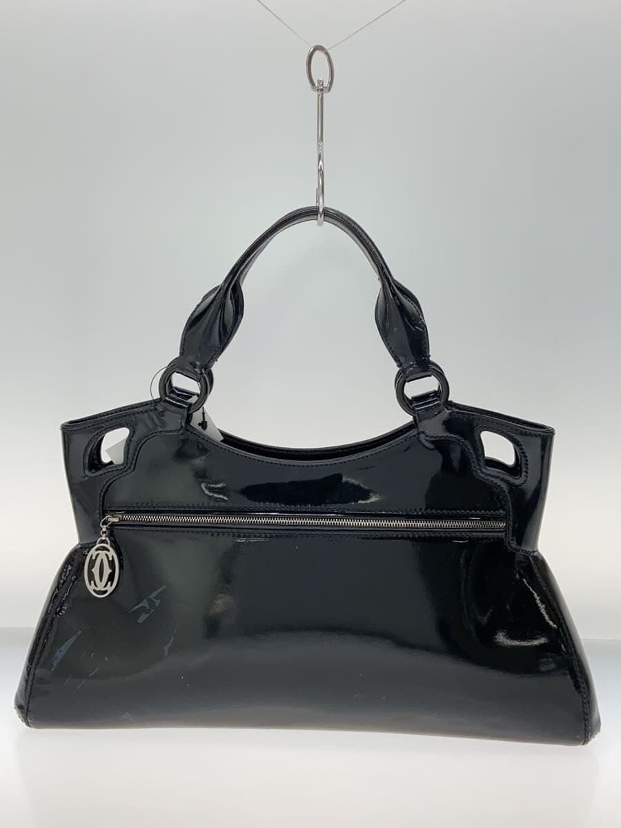 Cartier Handbag Patent Leather BLK 3