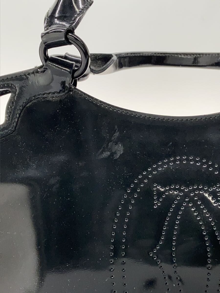 Cartier Handbag Patent Leather BLK 9