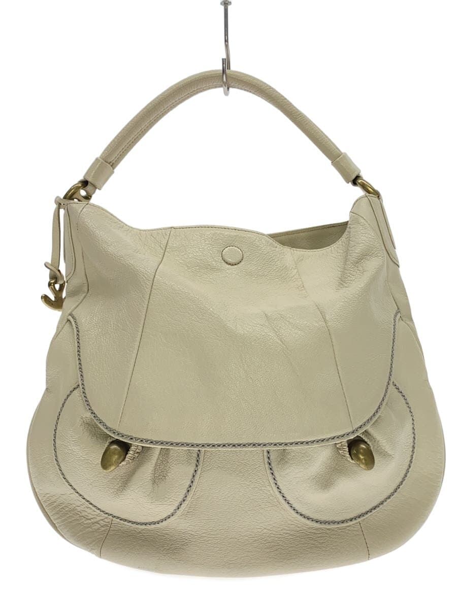 TOFF&LOADSTONE shoulder bag leather CRM plain