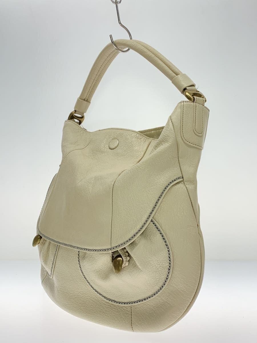 TOFF&LOADSTONE shoulder bag leather CRM plain 2