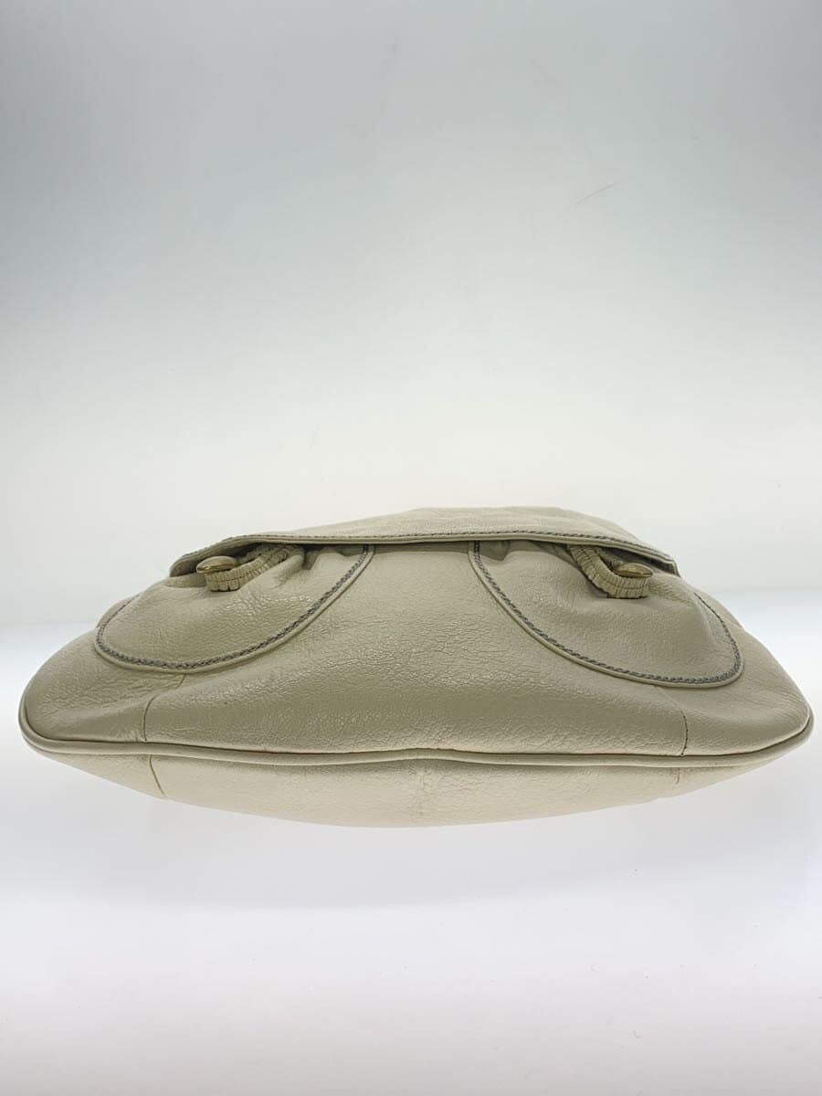 TOFF&LOADSTONE shoulder bag leather CRM plain 4