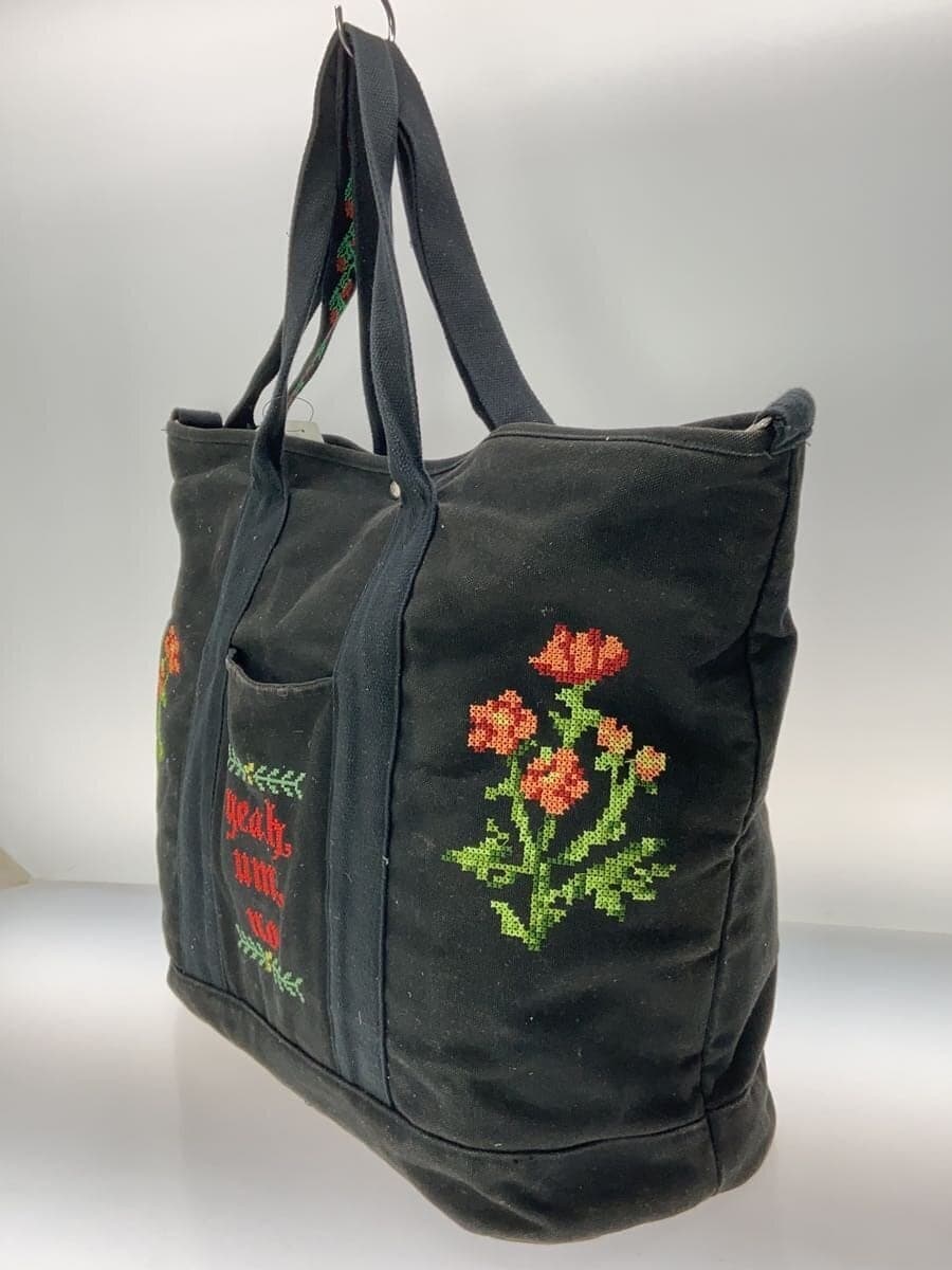 SON OF THE CHEESE Tote Bag Canvas BLK 2