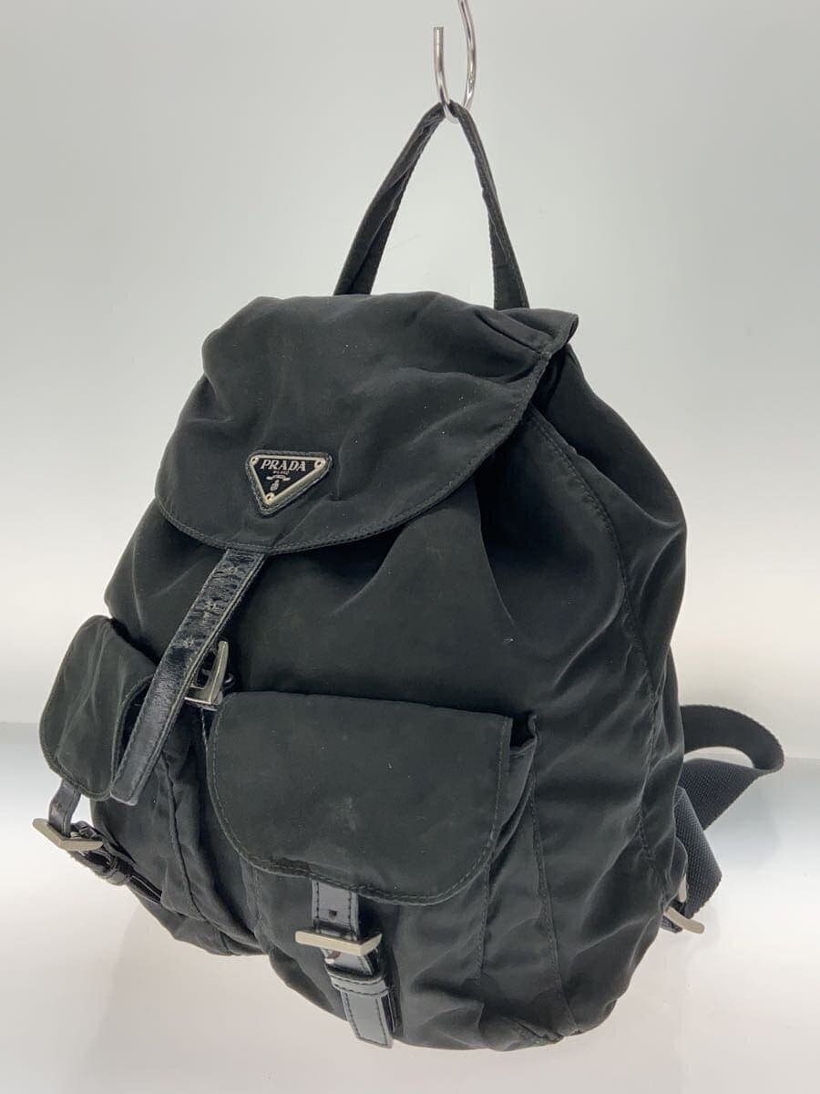 PRADA Backpack Nylon BLK 2