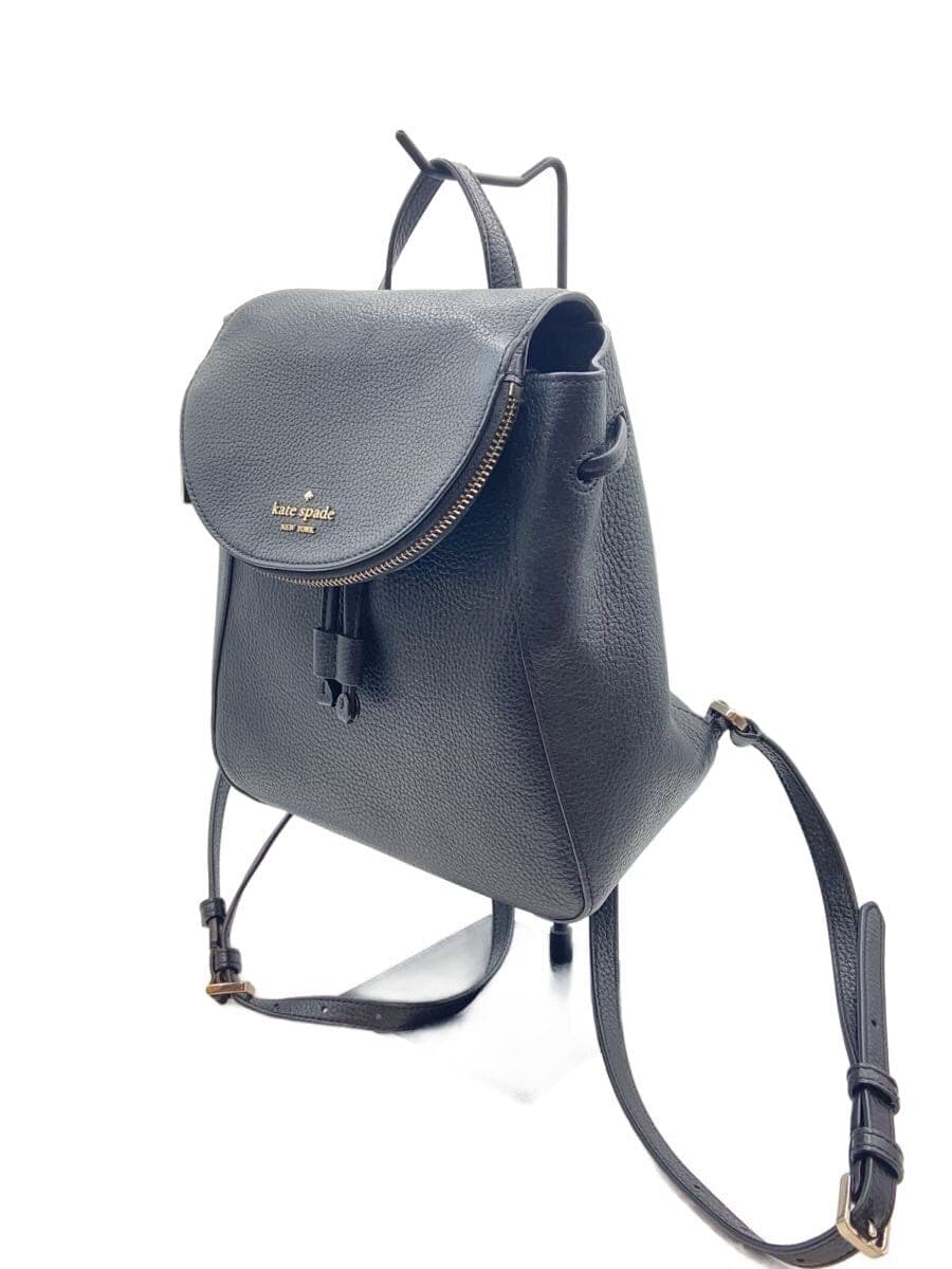kate spade new york Backpack Leather BLK WKR00327 2
