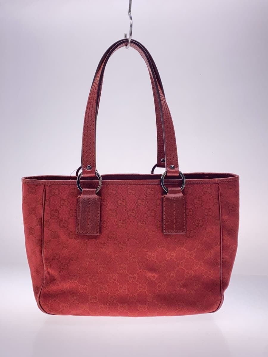 GUCCI Tote Bag_GG Canvas Canvas RED 3