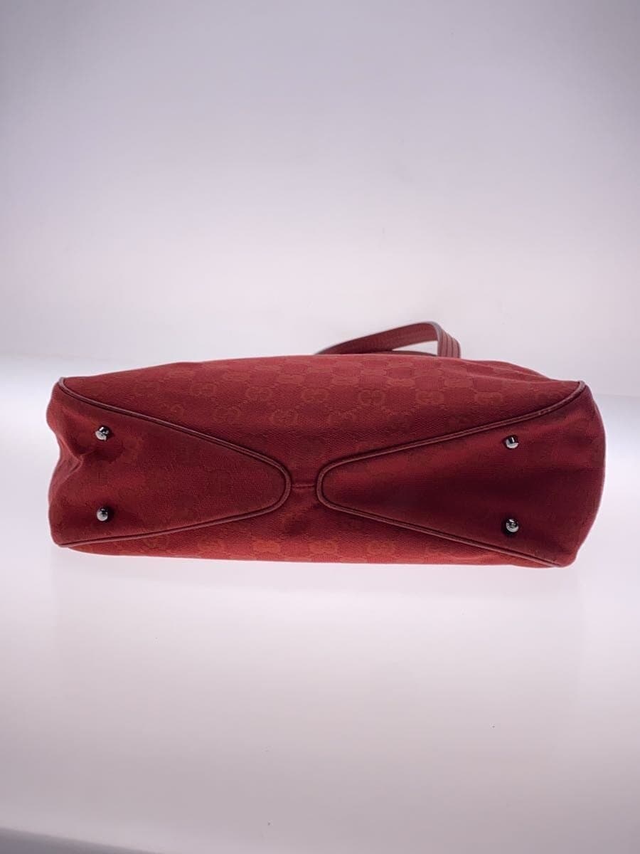 GUCCI Tote Bag_GG Canvas Canvas RED 4