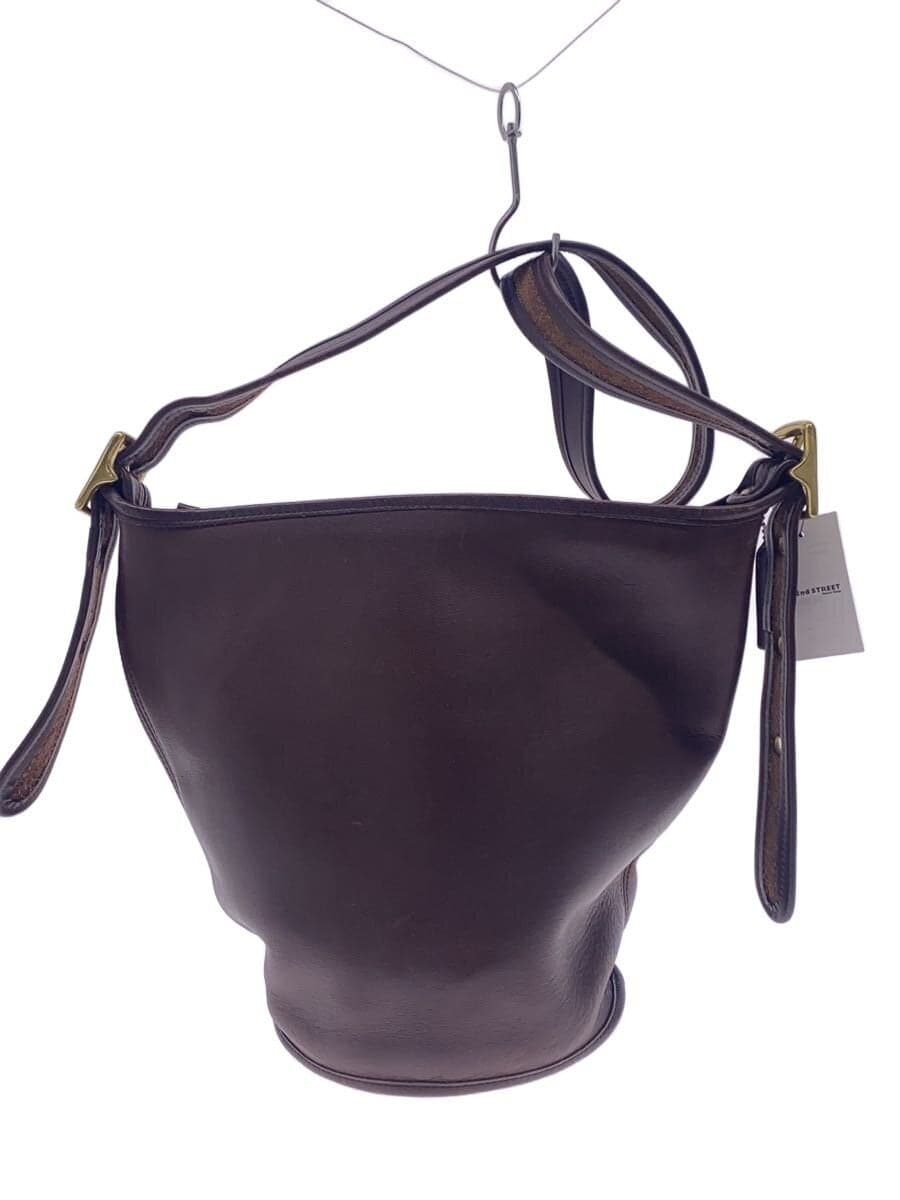 COACH Shoulder Bag Leather BRW 9953