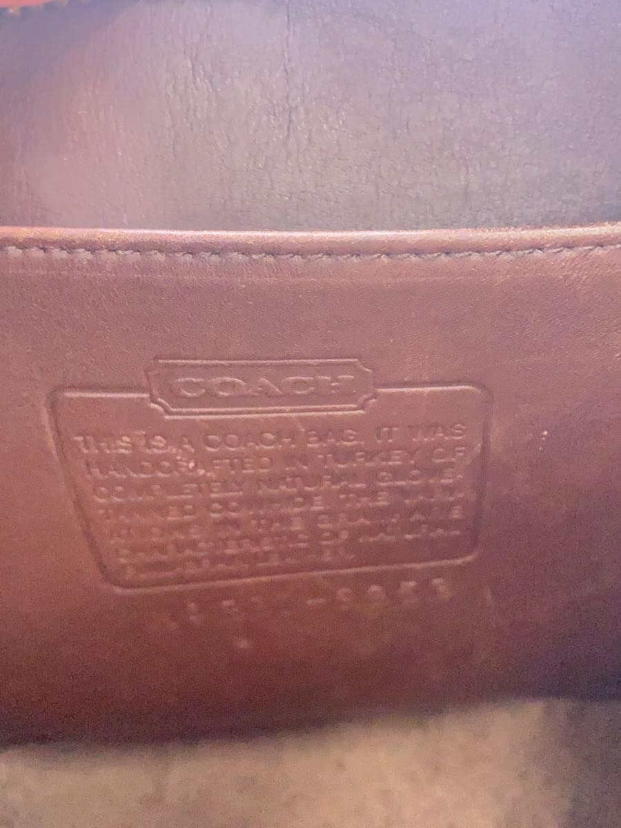 COACH Shoulder Bag Leather BRW 9953 5