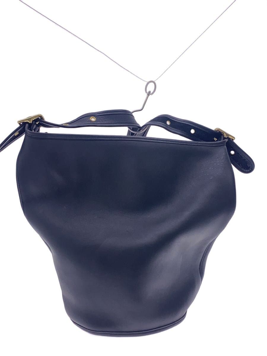 COACH Shoulder Bag Leather BLK 9085