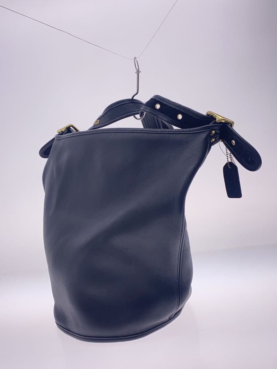 COACH Shoulder Bag Leather BLK 9085 2