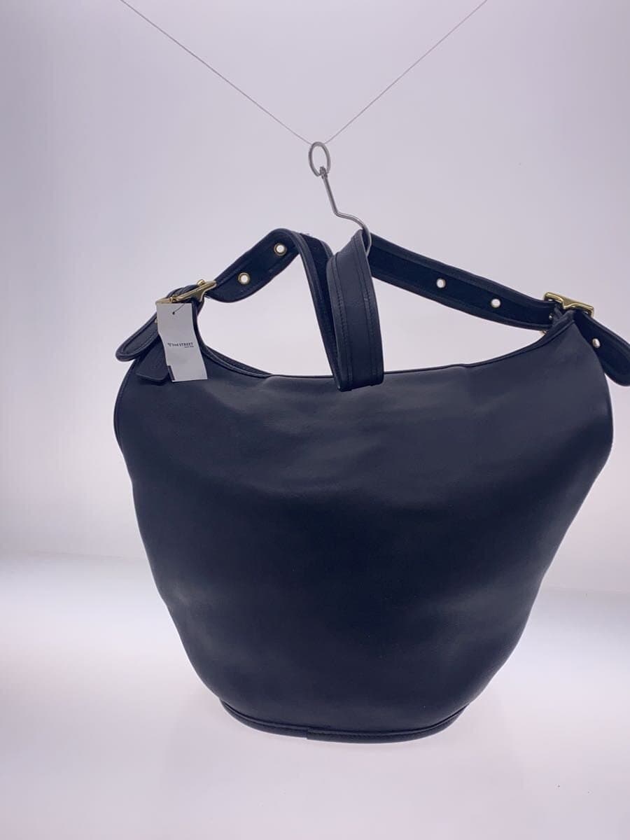 COACH Shoulder Bag Leather BLK 9085 3