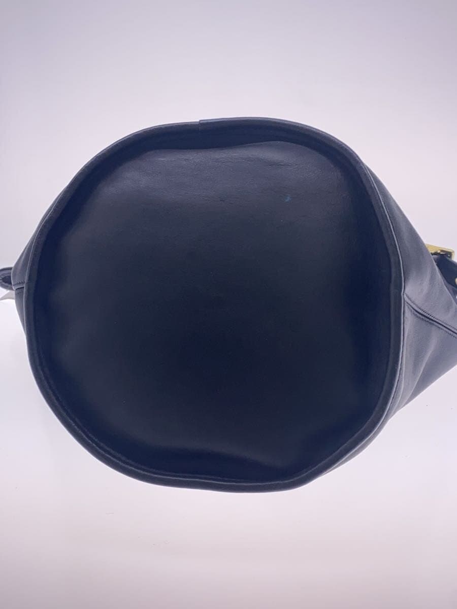 COACH Shoulder Bag Leather BLK 9085 4