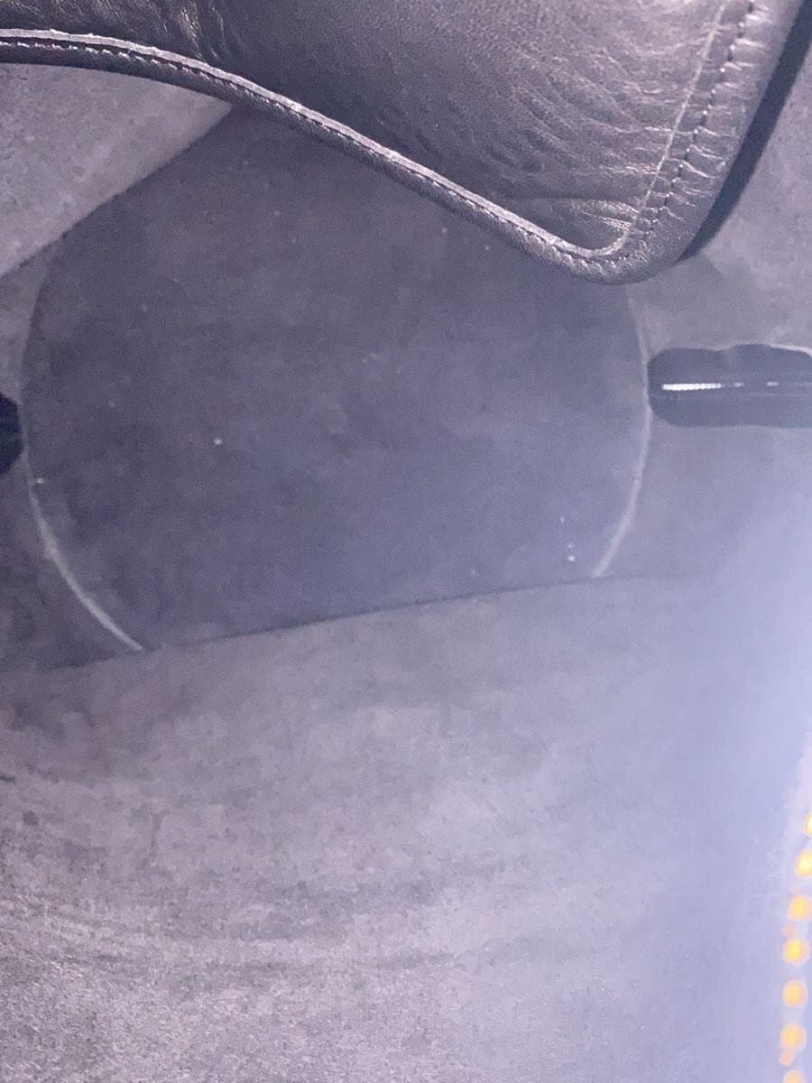 COACH Shoulder Bag Leather BLK 9085 6